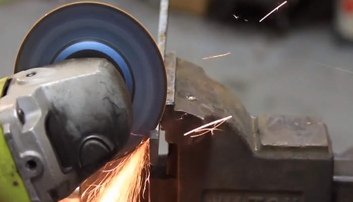 Cutting Metal Using Angle Grinder